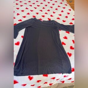 Lilly Pulitzer Black Mini Dress Bell Sleeves